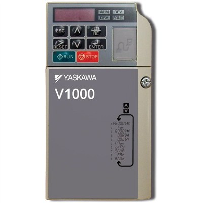 New CIMR-VU2A0002FAA Yaskawa V1000 AC DRIVE 240V 3-PH 2A 1/4HP VFD