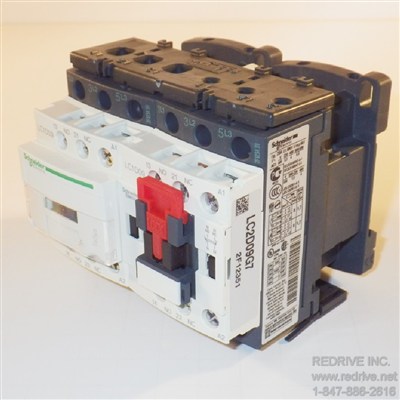 LC2D09G7 Schneider Electric Contactor Reversing 3-pole 20A 120VAC coil