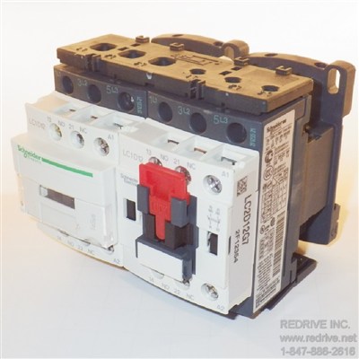 LC2D12T7 Schneider Electric Contactor Reversing 3-pole 25A 480VAC coil