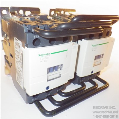 LC2D40G7 Schneider Electric Contactor Reversing 3-pole 60A 120VAC coil