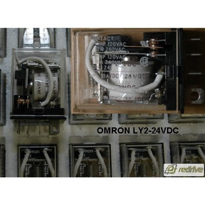 OMRON LY2-DC24 RELAY LY2 RELAY 24VDC Lot of 5 relays