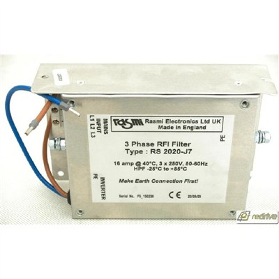 RS2020-J7 Rasmi Noise Filter 250V 16A 3 phase RS2020J7